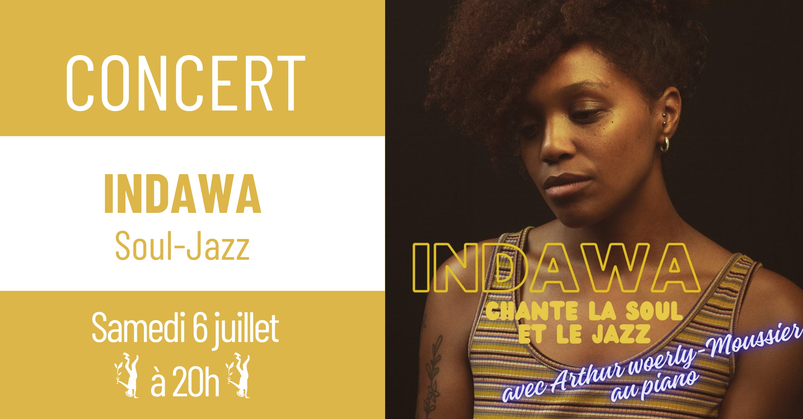 INDAWA chante le jazz et la soul 6 juillet