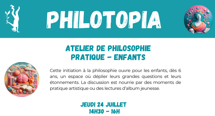 Atelier philo enfant juillet