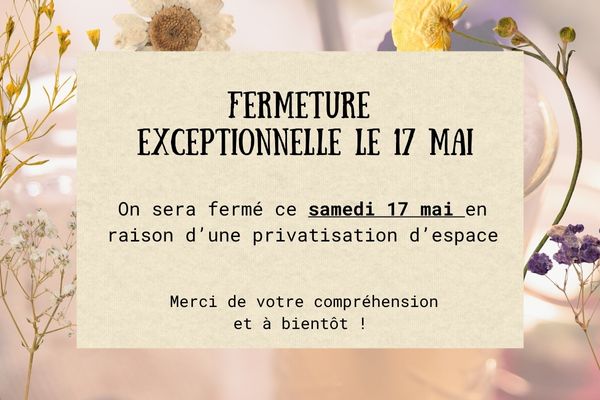 fermeture 17 mai
