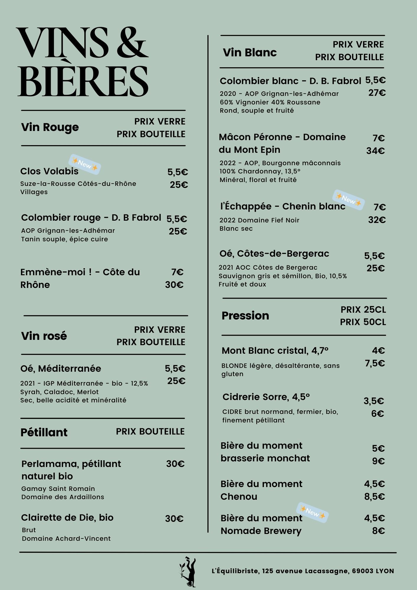 Boissons vins et bières FR