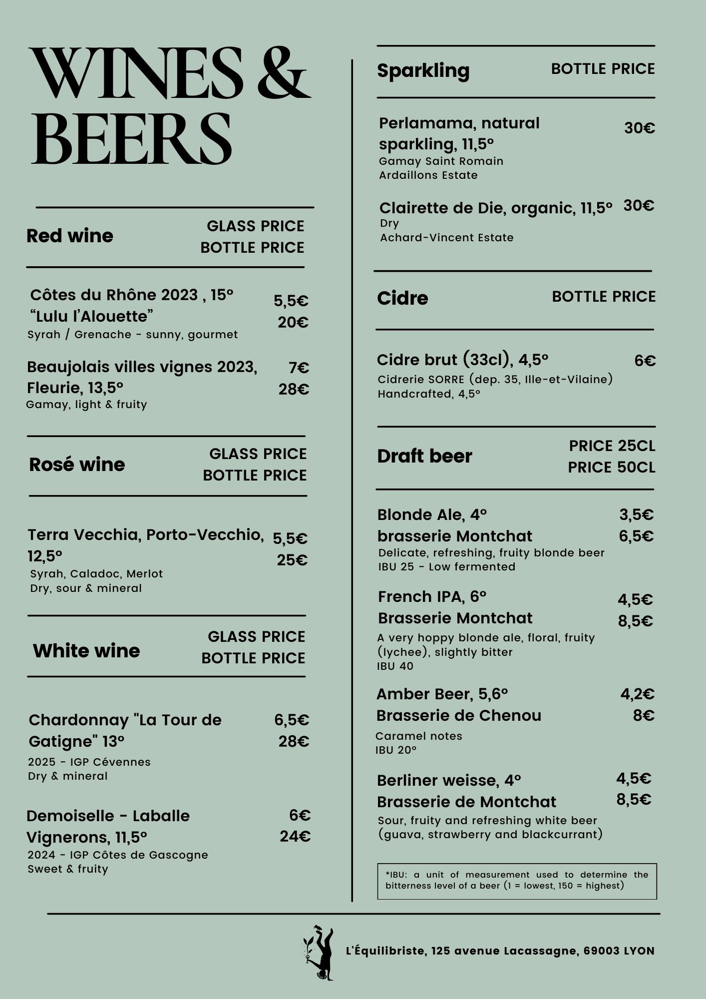 Vins Bière anglais