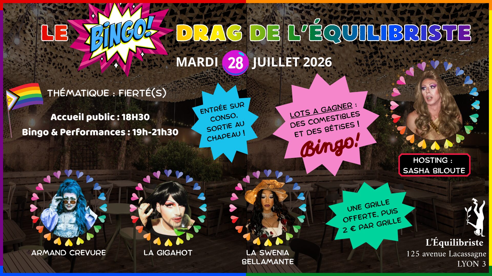 Bingo Drag L'équilibriste_Version Bandeau