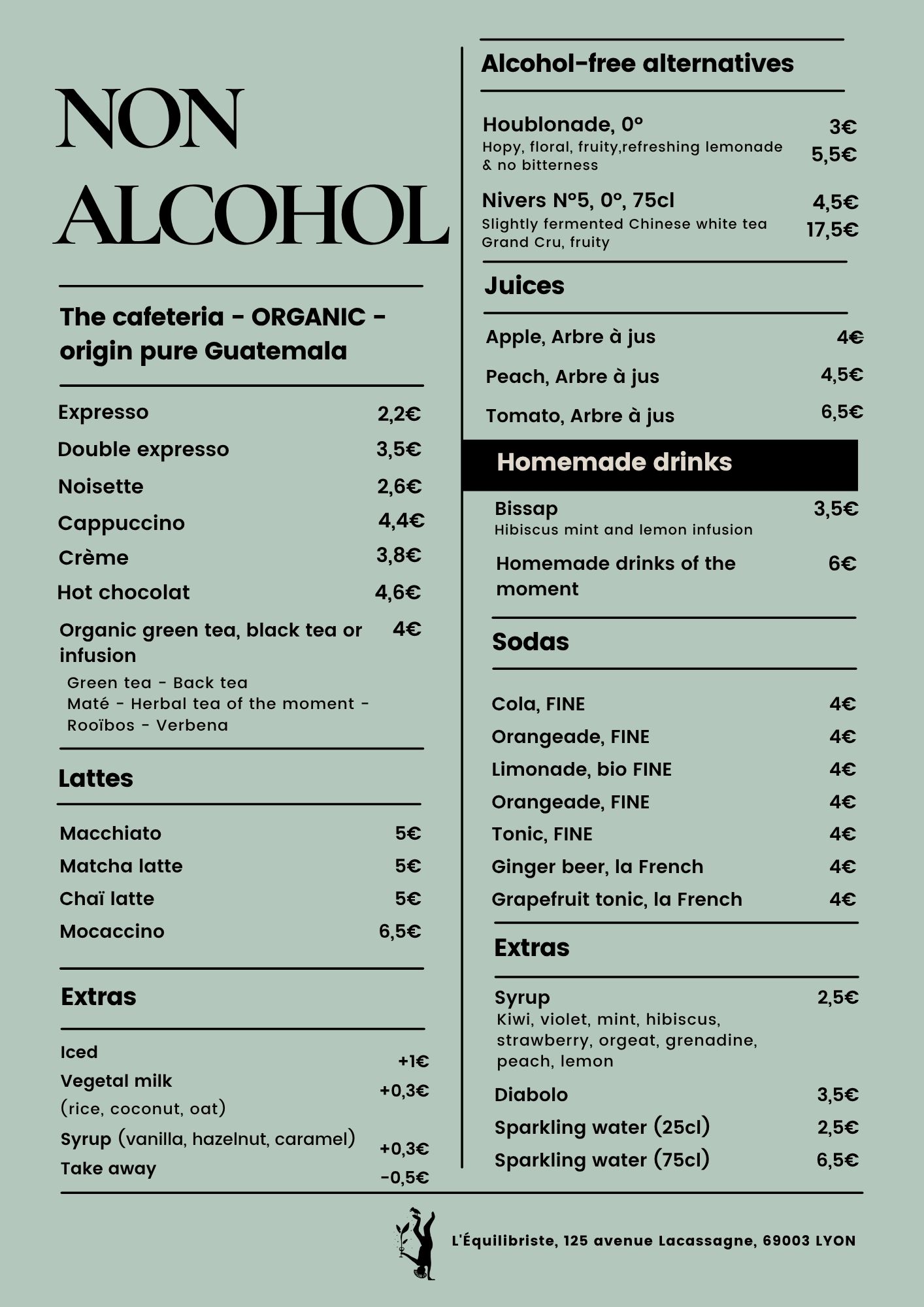 Boissons anglais