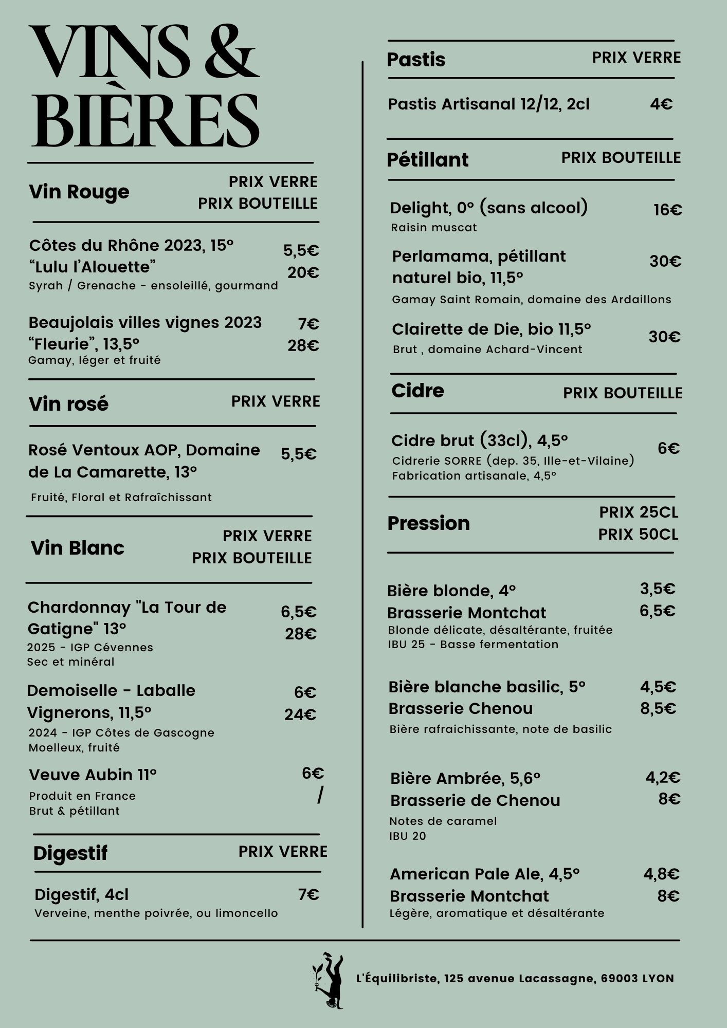 Boisson biere vin