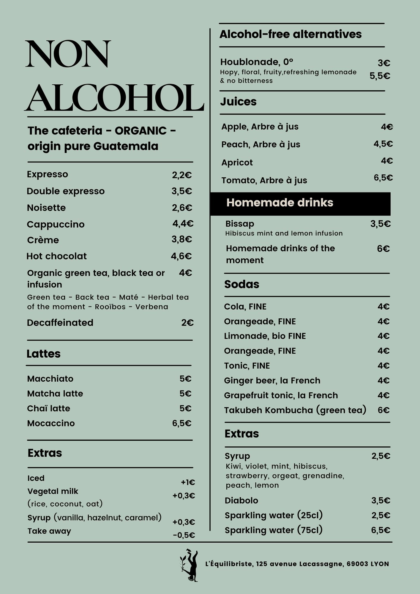 Boisson soft anglais